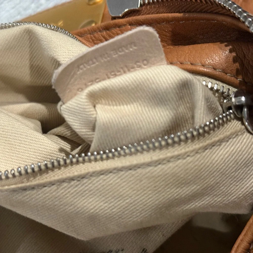 Chloe Tan Satchel Bag with Gold Accents - Picture 4 of 15